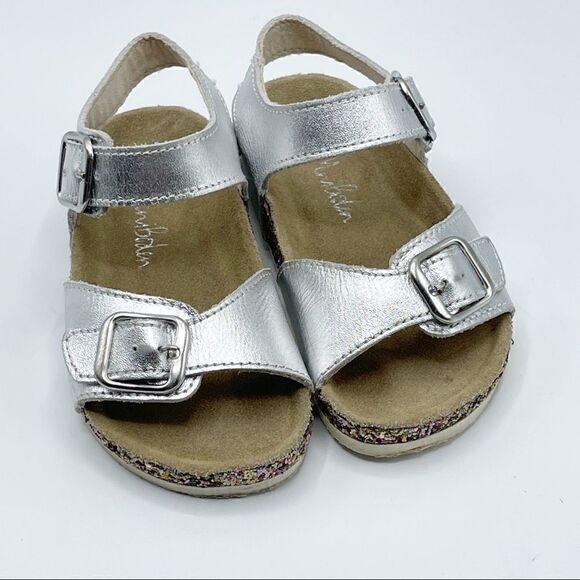 Mini Boden buckle sandals WITH GLITTER ✨ - UK 26 / US 9-9.5 - Picture 1 of 6